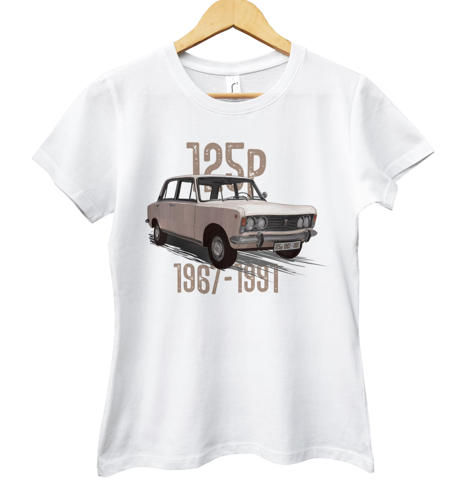 Duży Fiat — koszulka damska