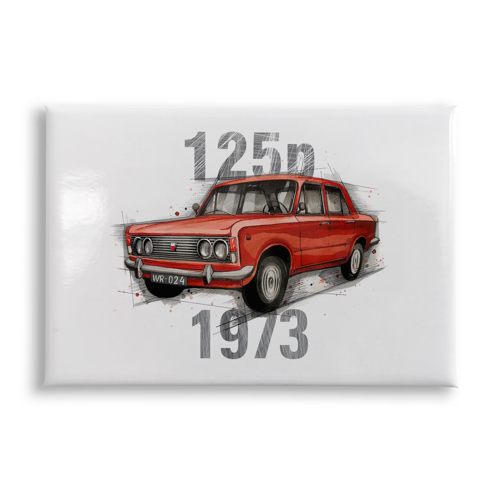 Fiat 125p — magnes