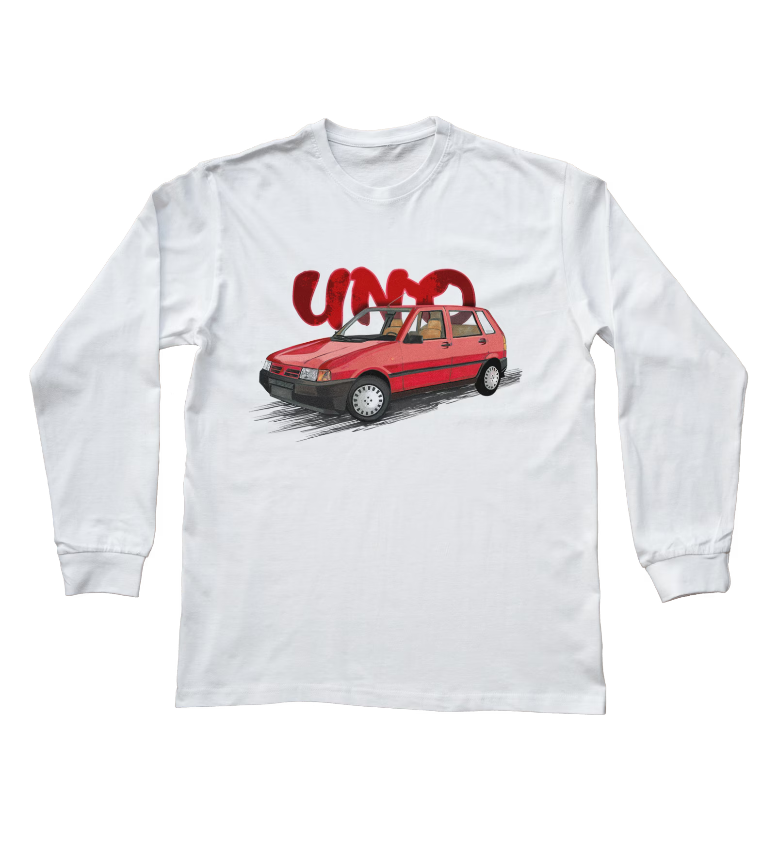 Fiat Uno — bluzka z długim rękawem