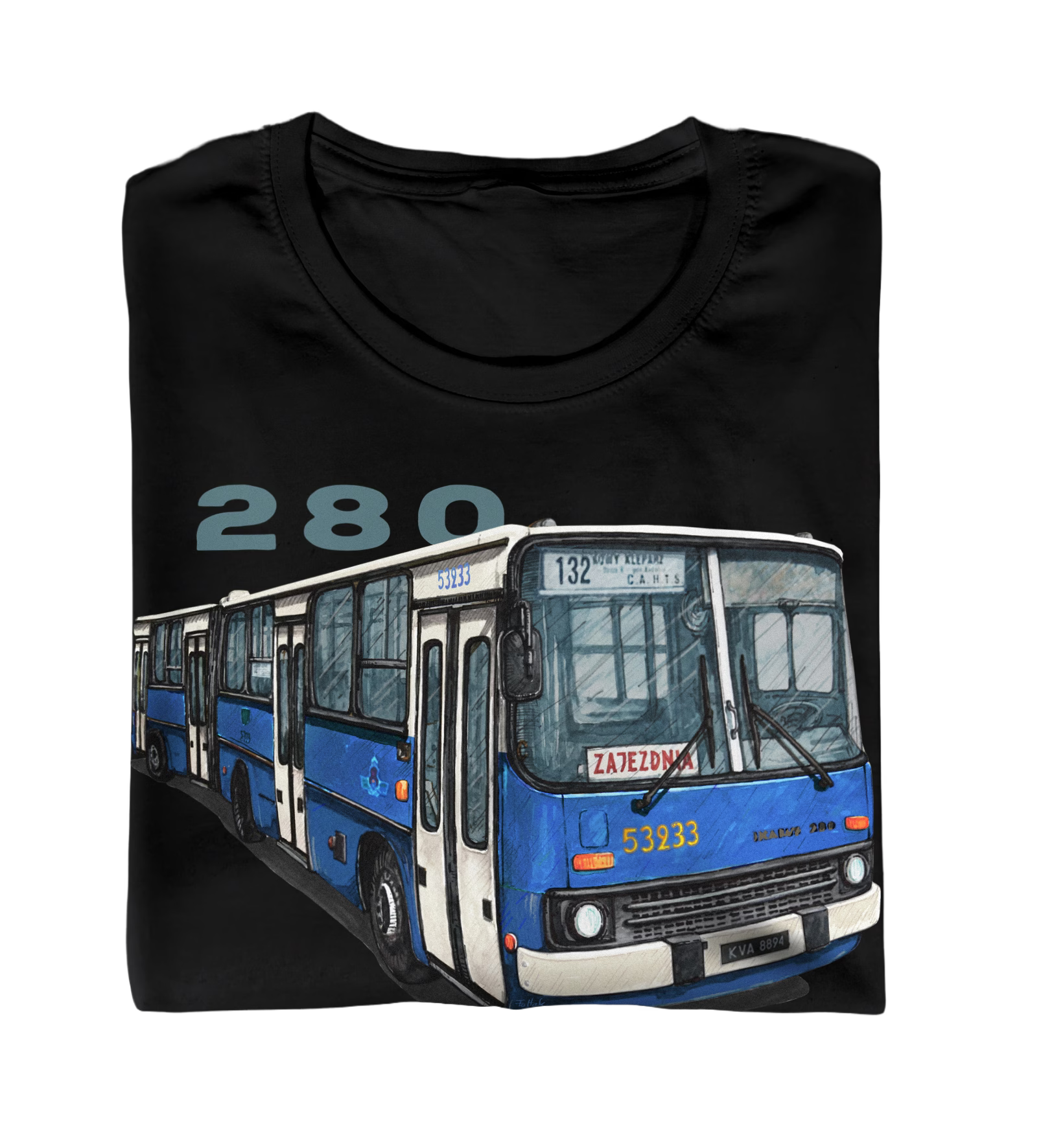 Ikarus 280 — koszulka