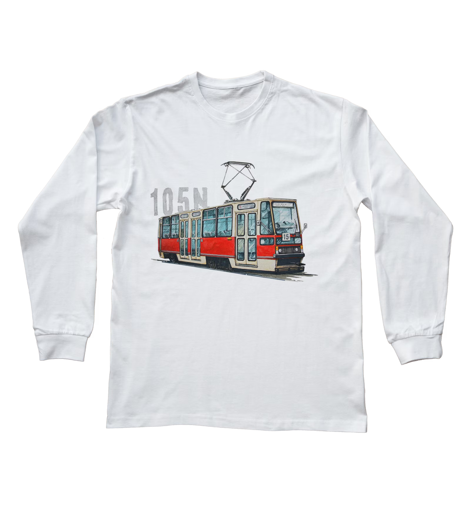 Konstal 105N — bluzka z długim rękawem