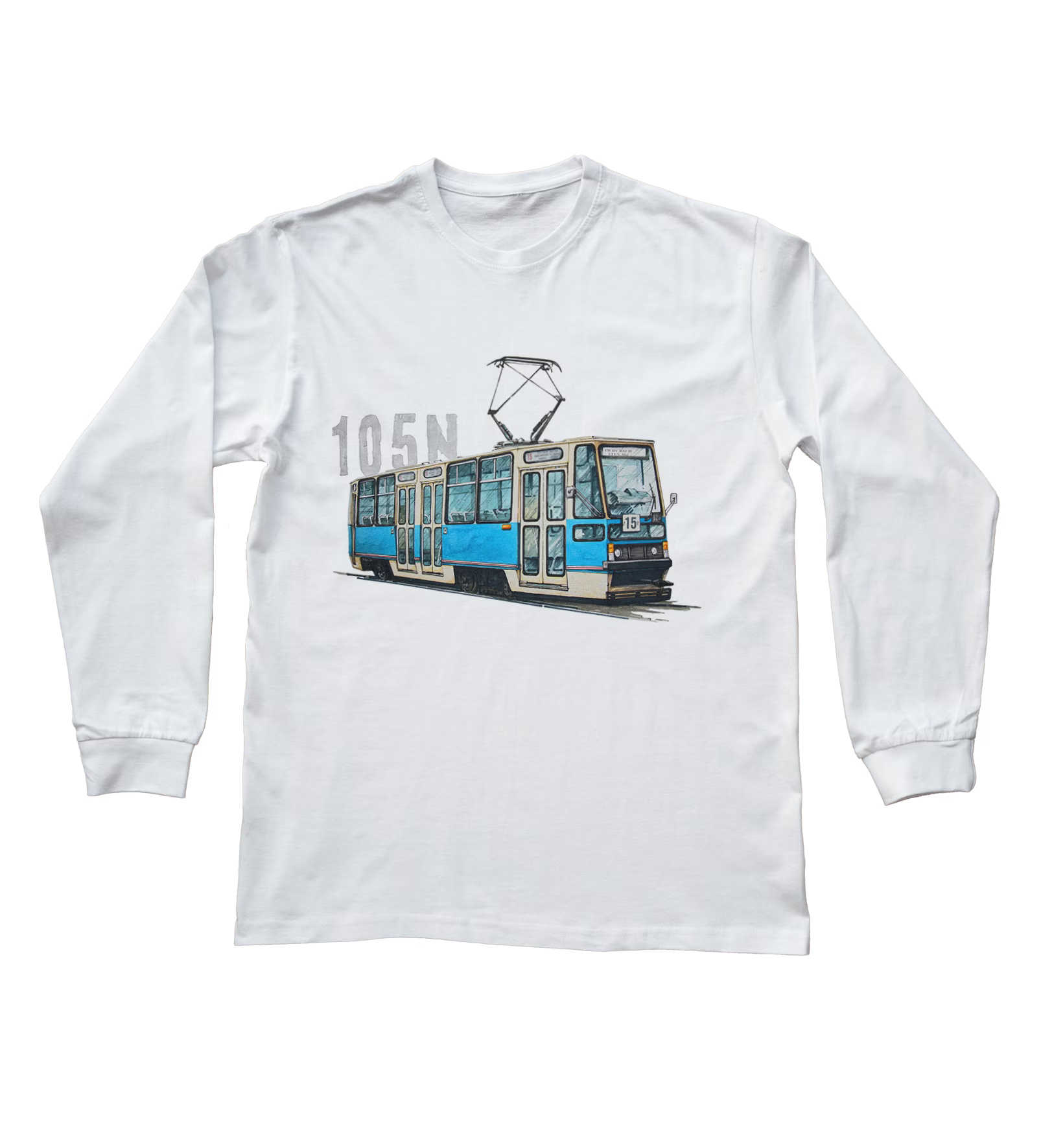 Konstal 105N — bluzka z długim rękawem
