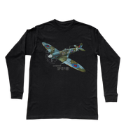 Dětské tričko s dlouhým rukávem Supermarine Spitfire