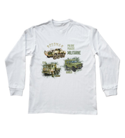 Bluzka z długim rękawem dla fana militariów