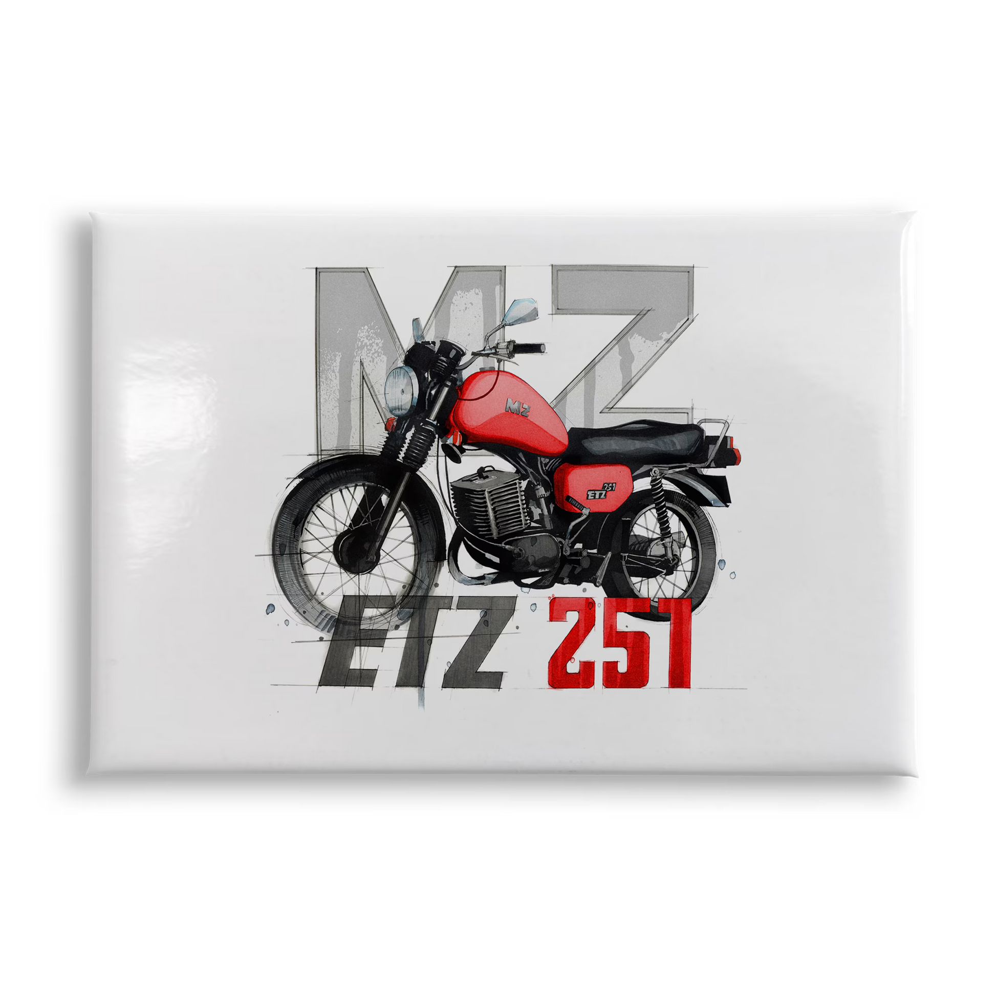 MZ ETZ 251 — magnes