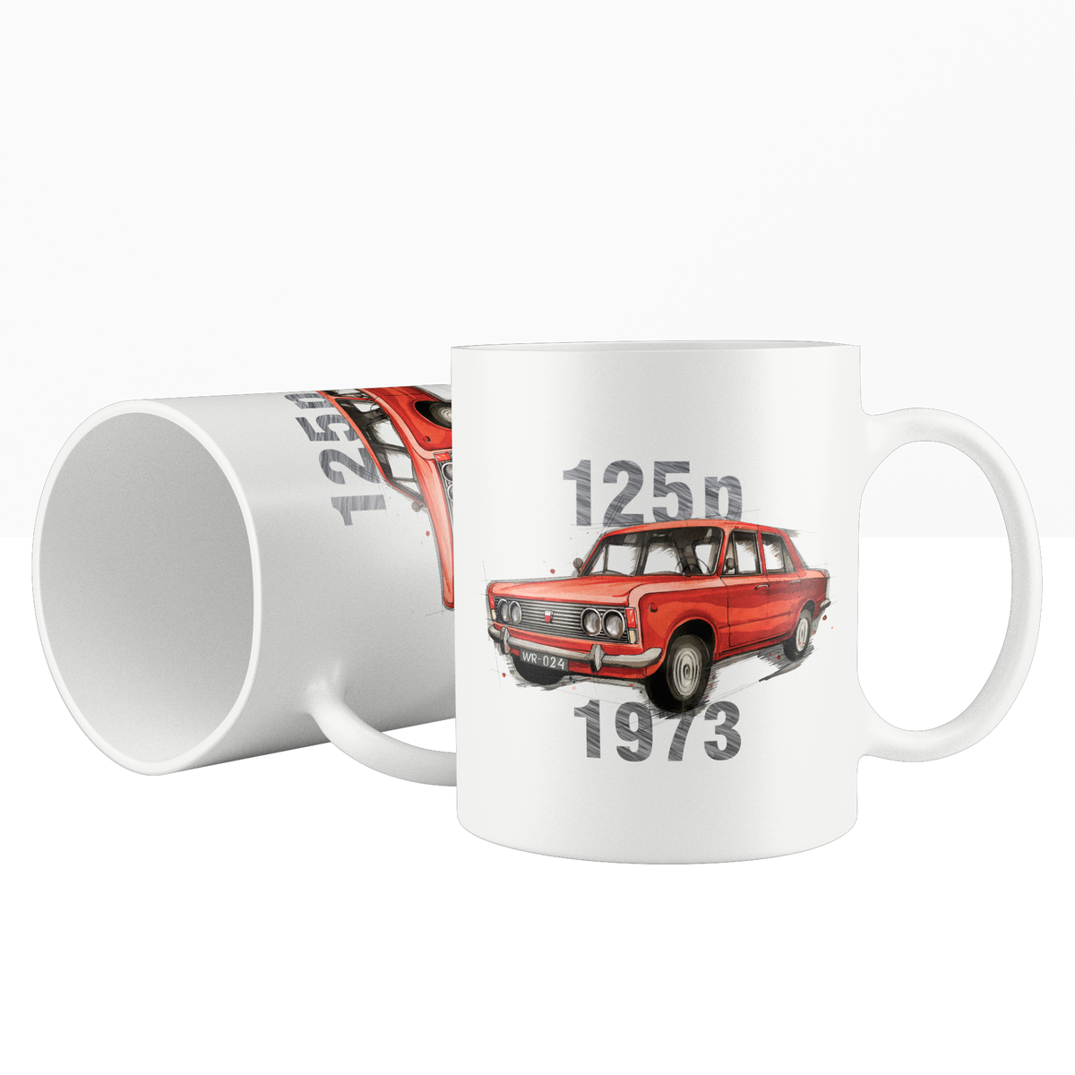 Fiat 125p — kubek — NIK-KUB-STDBI-FIA125-CZE-02