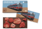 EN57 Regio — czekolada mleczna z truskawkami z naklejką