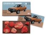 Polonez — czekolada mleczna z truskawkami z naklejką