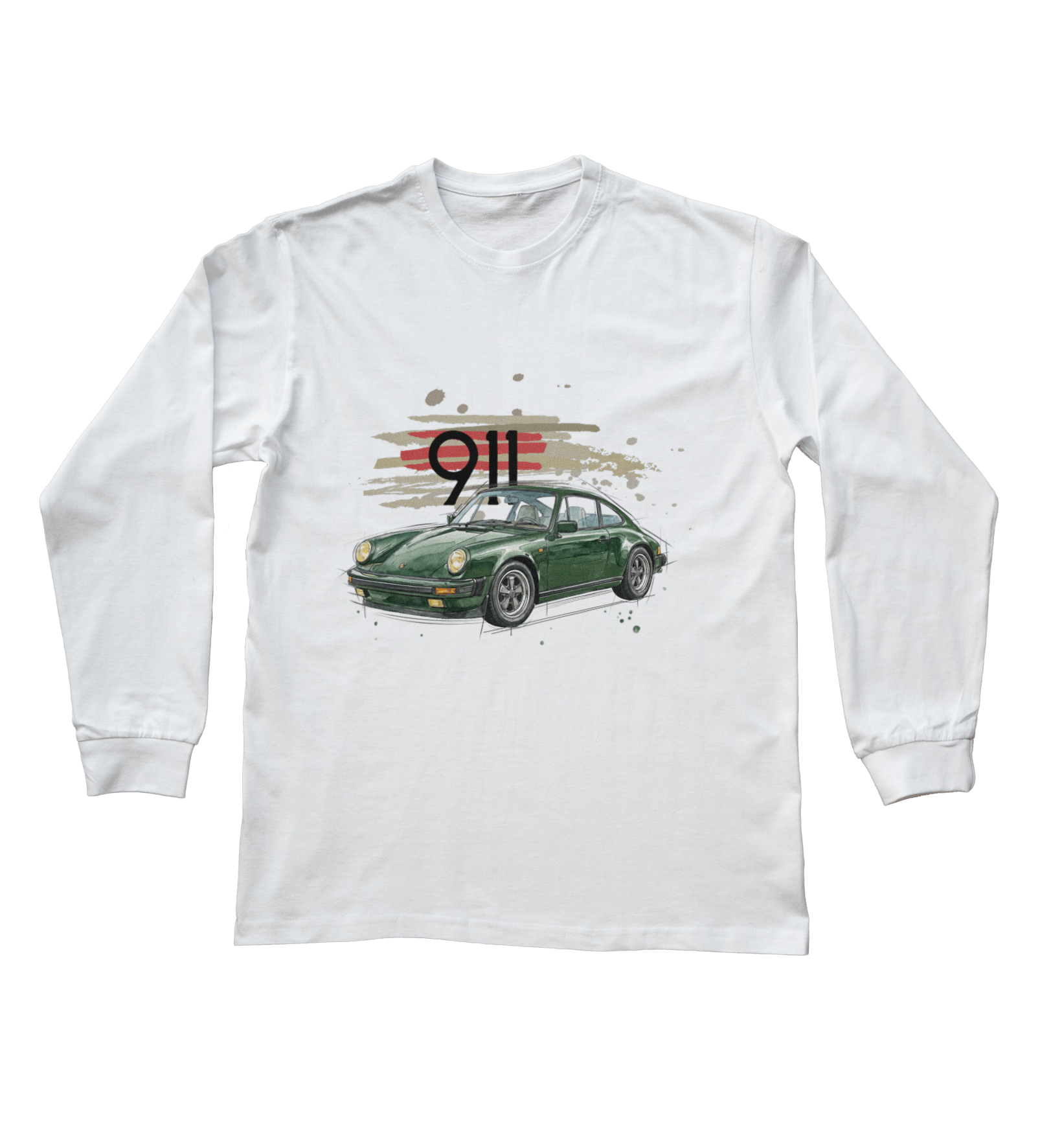 Porsche 911 — bluzka z długim rękawem