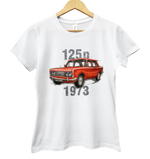 Fiat 125p — koszulka damska — NIK-TSH-DAMBI-FIA125-CZE-01