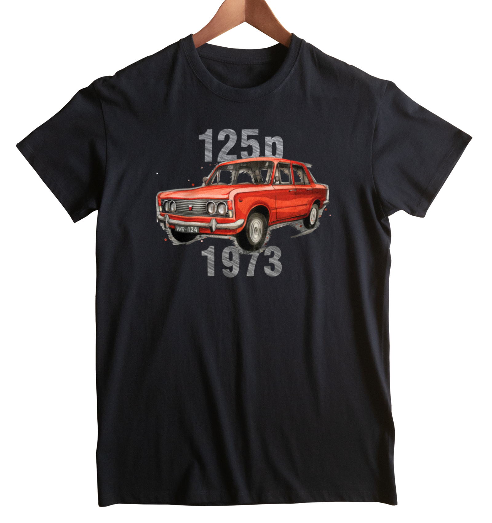Fiat 125p — koszulka — NIK-TSH-STDCZ-FIA125-CZE-02