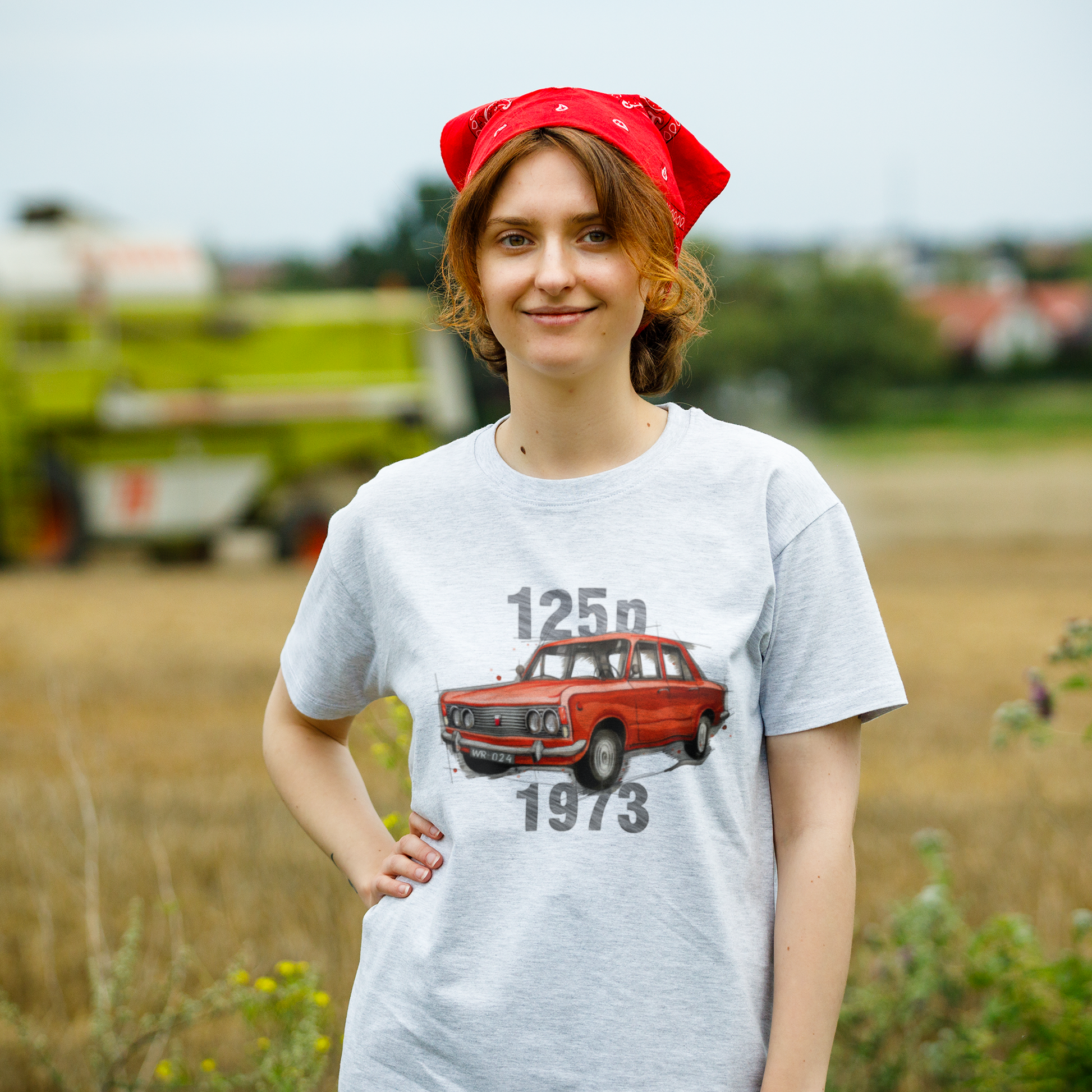 Fiat 125p — koszulka — NIK-TSH-STDSZ-FIA125-CZE-ROLF