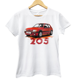 Peugeot 205 — koszulka damska