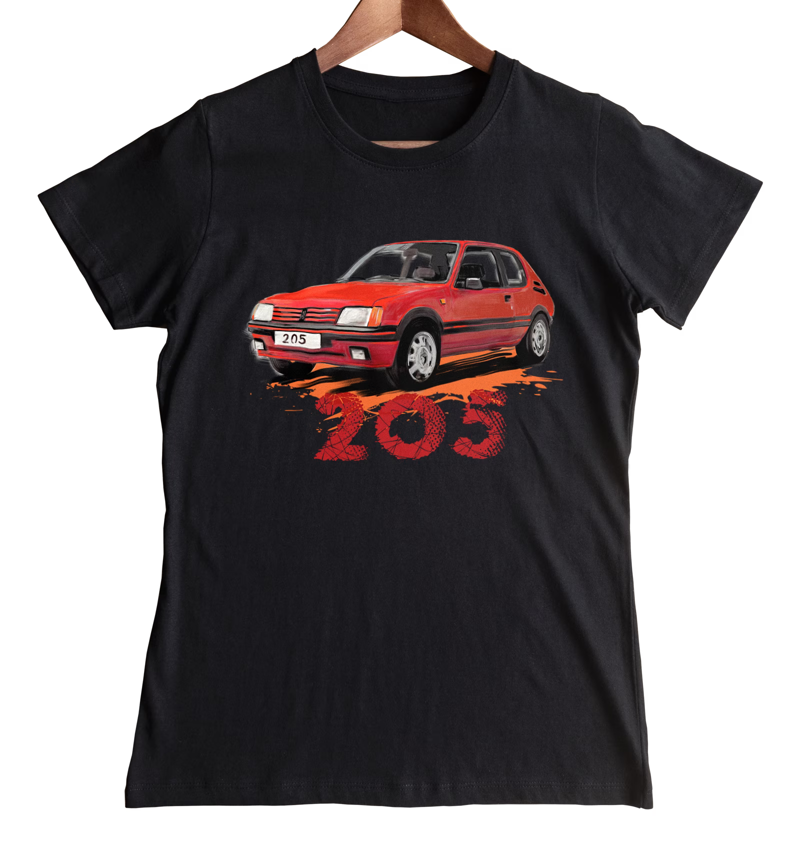 Peugeot 205 — koszulka damska