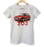 Peugeot 205 — koszulka damska